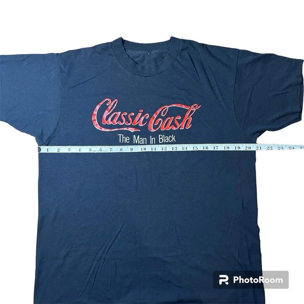 Vintage Johnny Cash  The Man In Black Single Stitch T-shirt